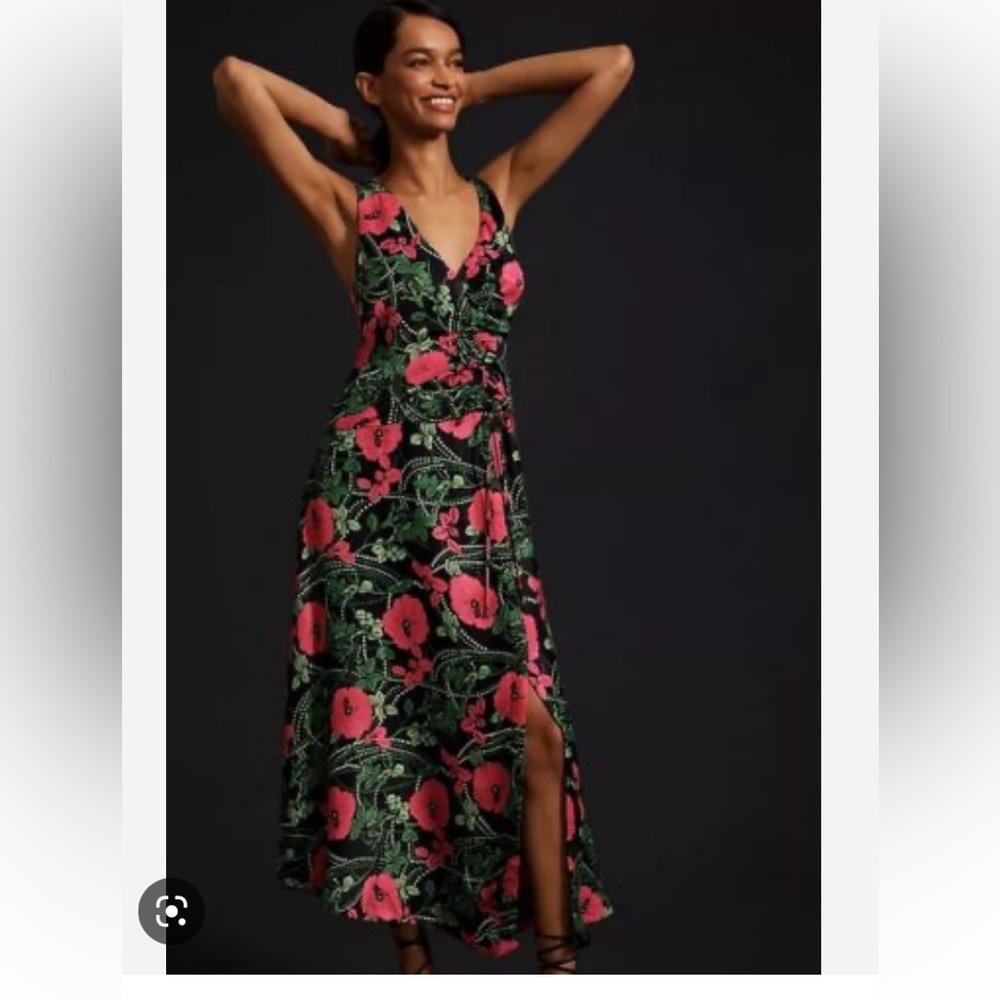Maeve doe Anthropologie ruched midi dress. NWT. 148 retail